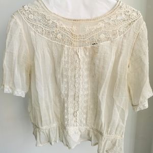 Pins and Needles Cream Blouse